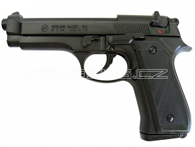 Bruni Plynová pistole Bruni 92 černá cal.9mm