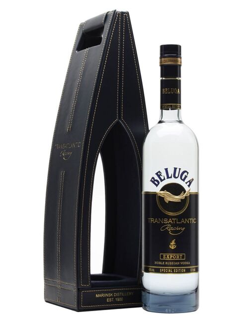Beluga Vodka Beluga Transatlantic Racing Leather Box 40% 0,7l