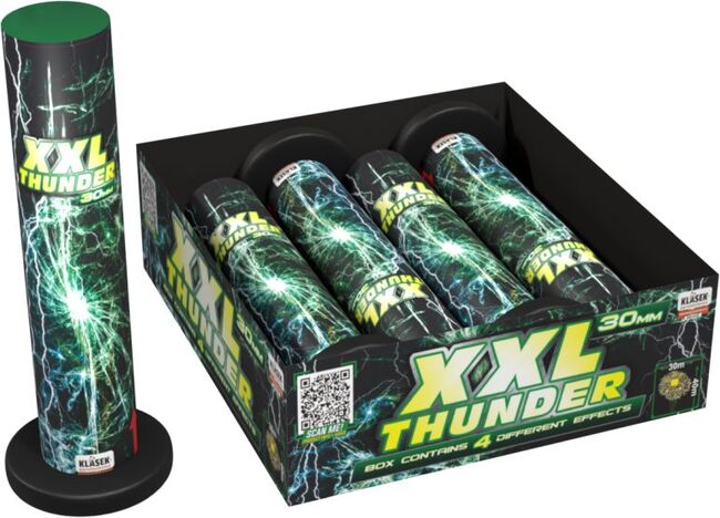 Kulové pumy Single Shot XXL Thunder, ø 30mm, 4ks