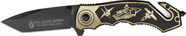 United Cutlery Nůž Seek Attack Destroy Folder Knife
