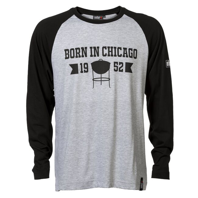 Weber Tričko s dlouhým rukávem "Born in Chicago", vel. XXL