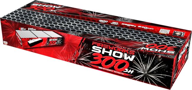 Pyrotechnika Kompaktní ohňostroj 300ran / 25mm, Fireworks Show 300