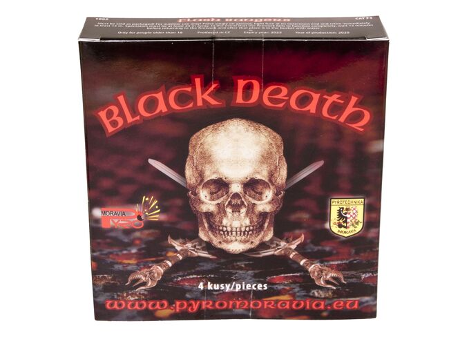 Pyrotechnika Petardy BLACK DEATH, 4 ks