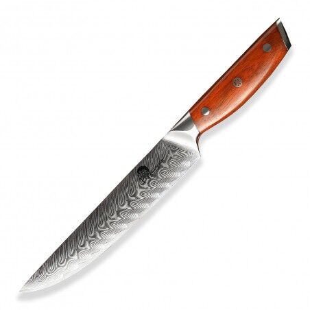 Dellinger nůž plátkovací Carving 8,5" (210mm) Dellinger Rose-Wood Damascus