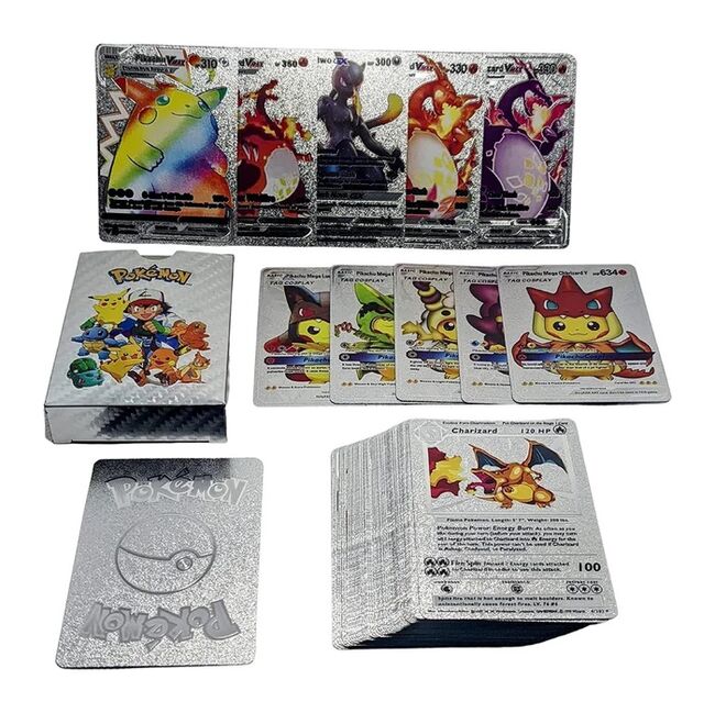Pokémon Company Pokémon karty Box Silver 55ks