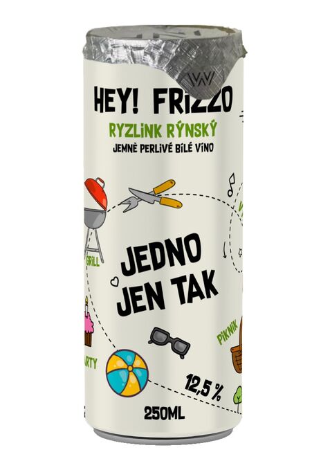 HEY! FRIZZO - Jedno jen tak, Ryzlink rýnský, suché - 250 ml