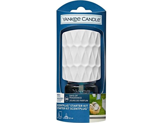 Yankee candle Difuzér do elektrické zásuvky Scentplug Organic kit Clean Cotton