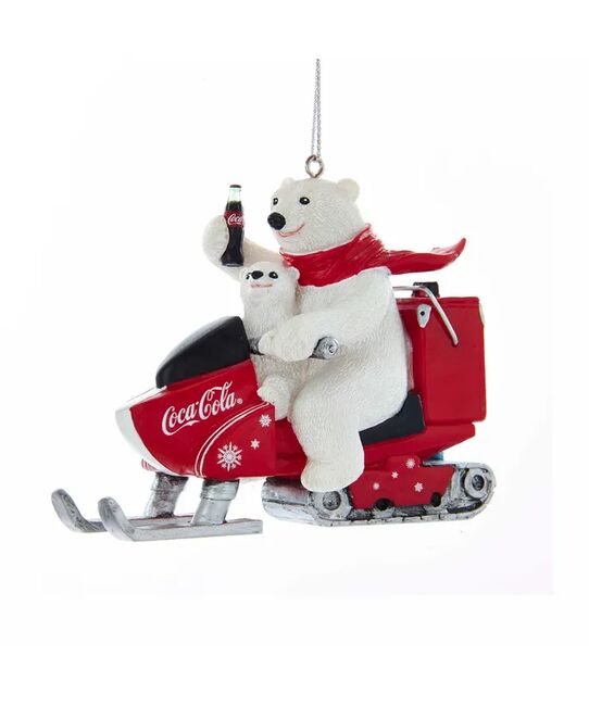 Vánoční odzoba - Coca Cola medvěd na skůtru