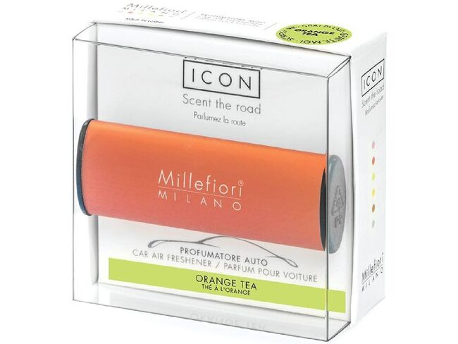Millefiori Icon Vůně do auta Orange Tea, oranžová Classic