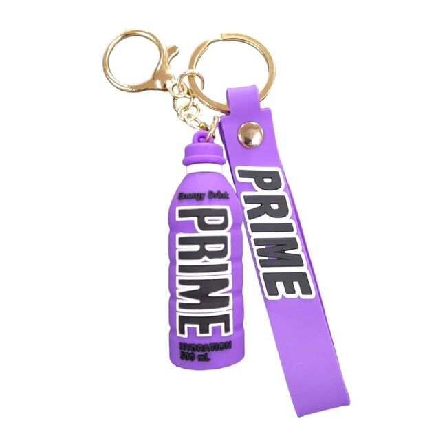 PRIME Přívěsek na klíče PRIME - lahev fialová