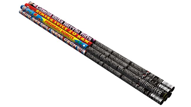 Pyrotechnika Mix římských svící 20ran / 60cm, 6ks