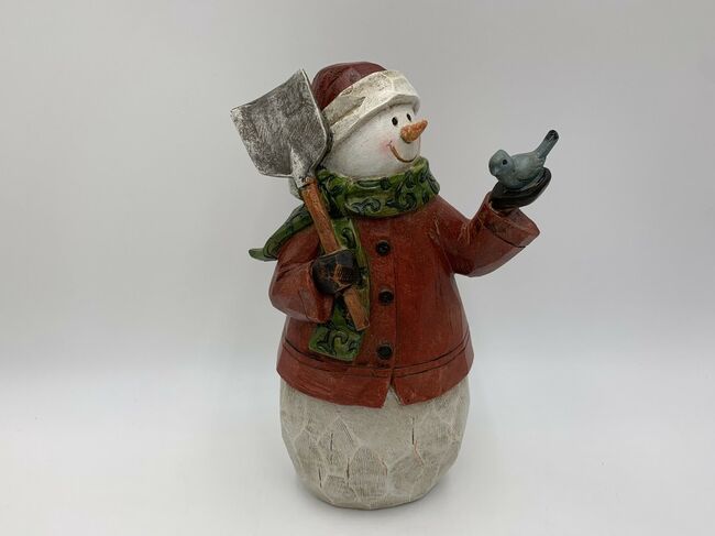 Trends & Trade Vánoce - dekorativní sněhulák s lopatou