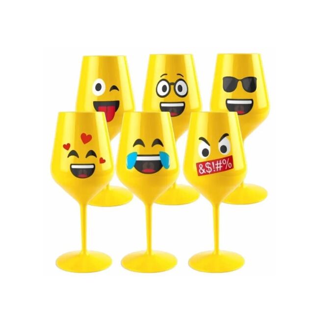 Santero Sklenice Plastové Santero Emoji