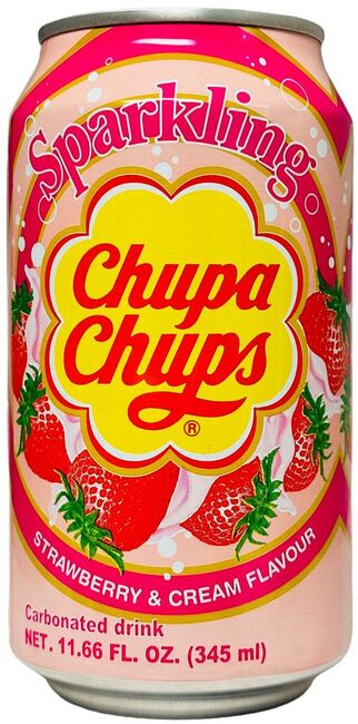 CHUPA CHUPS 345ml JAHODA SE SMETANOU