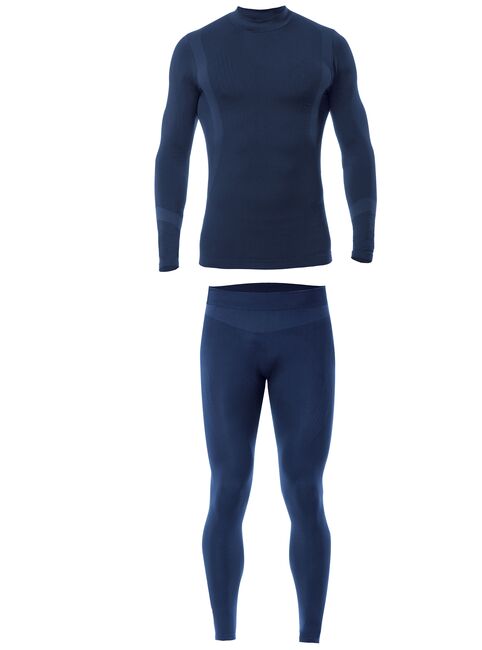 Iron-ic Pánská termo souprava, triko s dlouhým rukávem a legíny Barva: Blue, Velikost: XXL