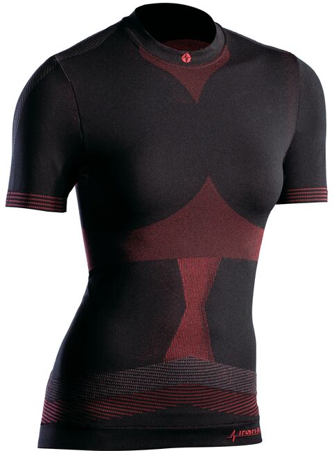 Iron-ic Dámské funkční triko s krátkým rukávem Barva: Black, Velikost: M/L