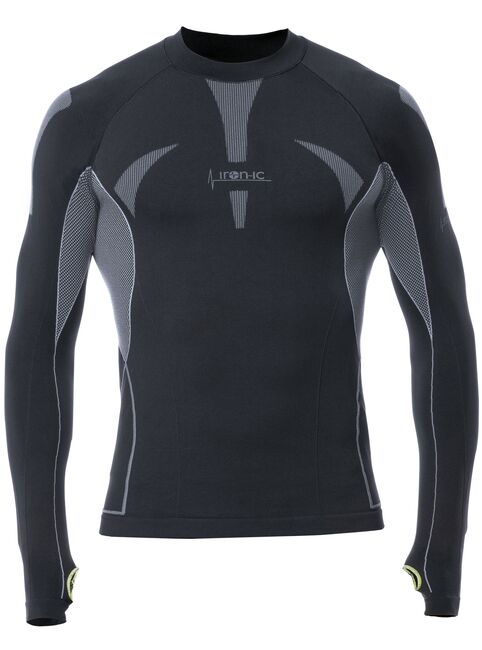 Iron-ic Pánské termo triko s dlouhým rukávem Barva: Black, Velikost: S/M