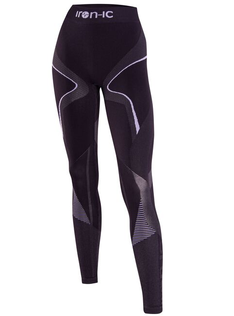 Iron-ic Dámské lyžařské funkční legíny s technologií ODORLESS Barva: Black, Velikost: M/L