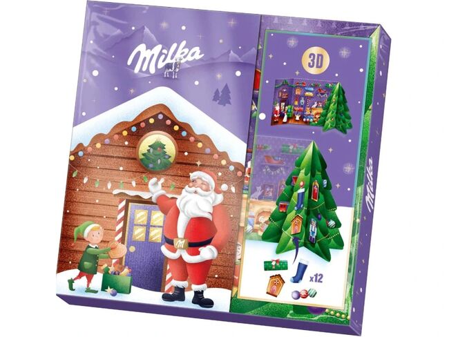 Highlife Adventní kalendář 3D Milka, 163g