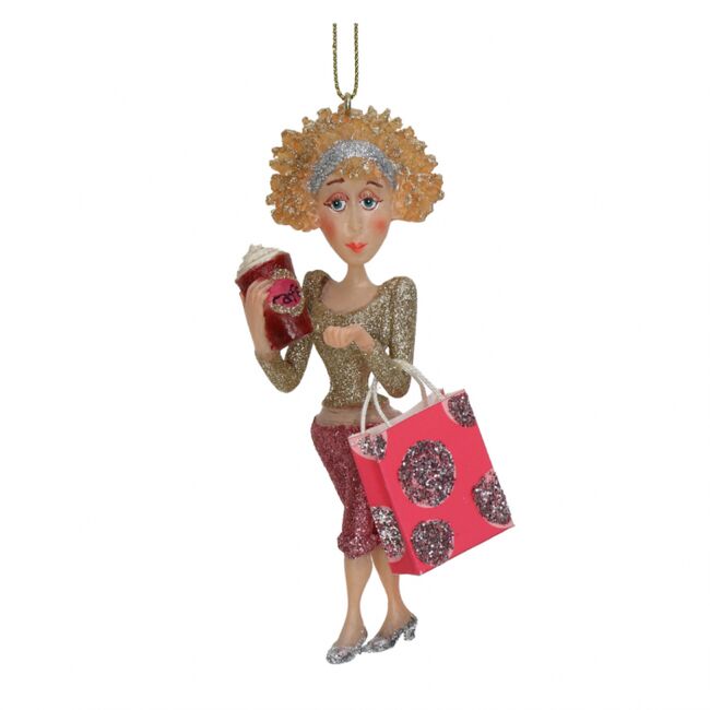 Colmore By Diga  Vánoční ozdoba Lady Pink