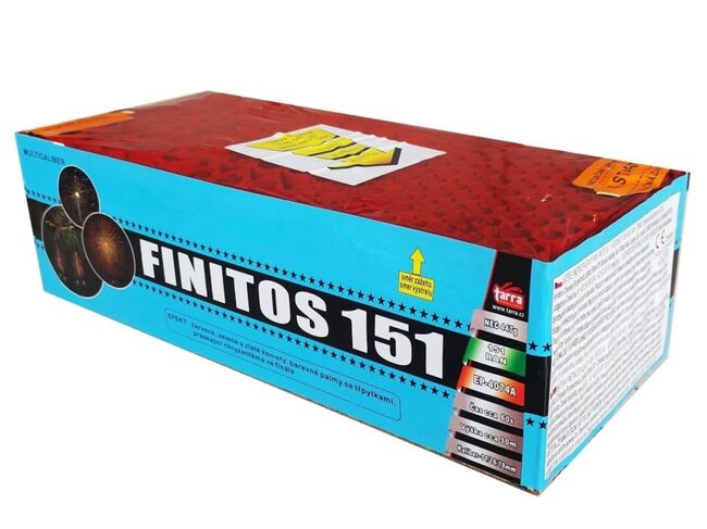 Kompaktní ohňostroj 151ran / 11,16,18mm Finitos