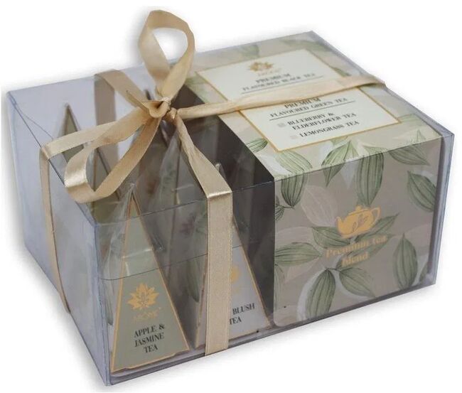 Highlife ARÔME Sada dárkových čajů - set černých a zelených čajů, 12 ks, 4 příchutě