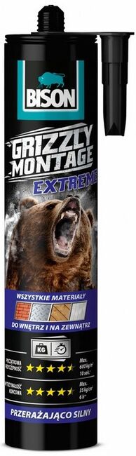 Montážní lepidlo BISON GRIZZLY MONTAGE EXTREME, 435 g