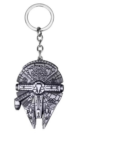 Přívěsek na klíče Star Wars - Millennium Falcon, stříbrný