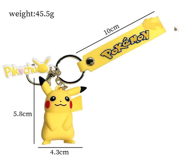 Pokémon Company Přívěsek na klíče - Pokemon Pikachu 3D