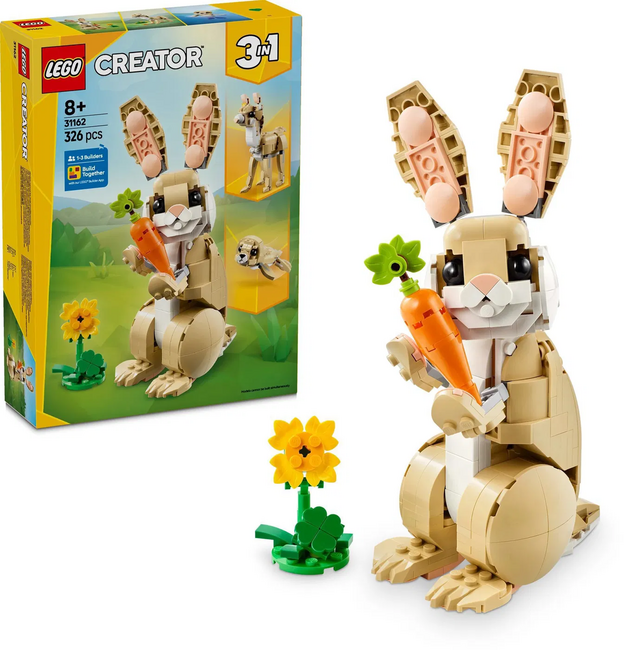 LEGO® Creator 3 v 1 31162 Roztomilý králíček