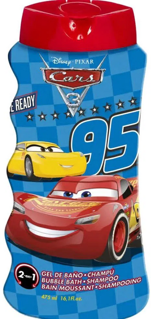 Disney Cars Dětský šampon a pěna do koupele 475 ml