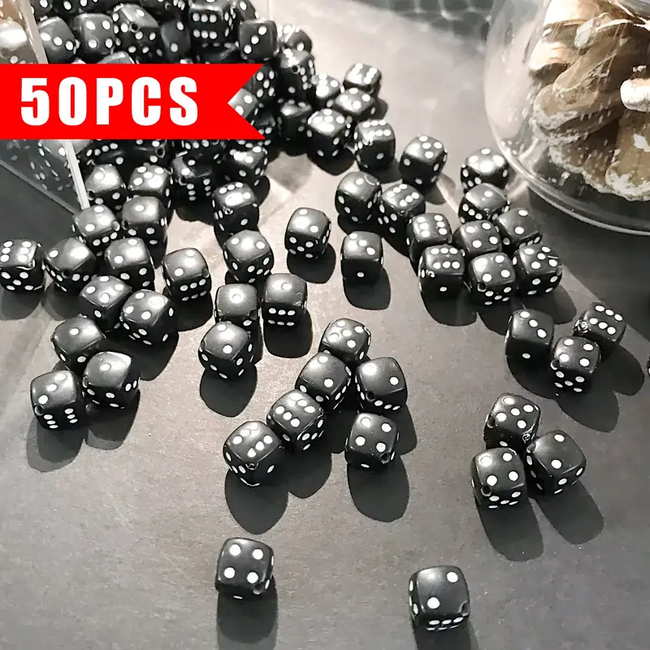 Hrací kostky malé 50ks