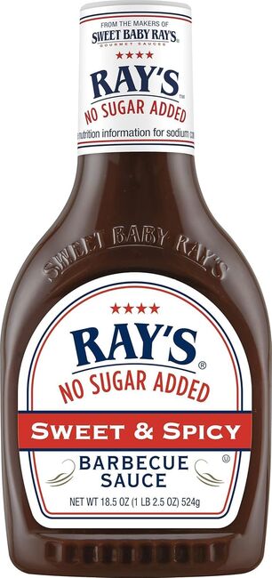 Sweet Baby Ray's sladkopálivá barbecue omáčka bez přidaného cukru 524 g