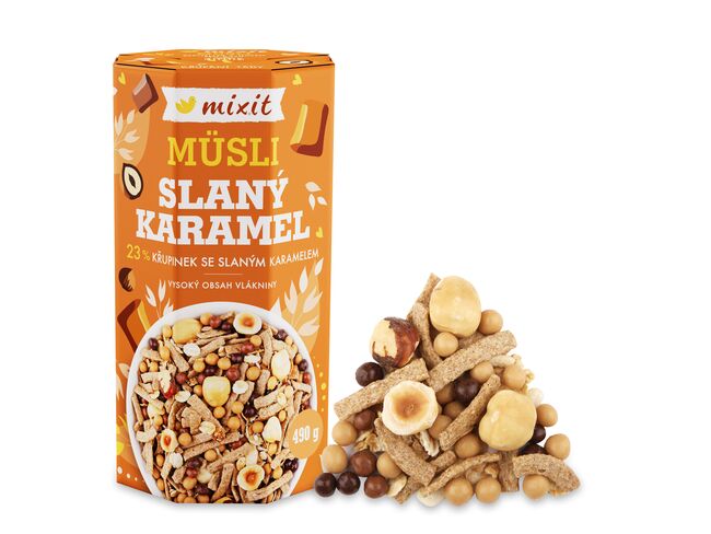 Mixit Pečený mixit - Slaný karamel 490g