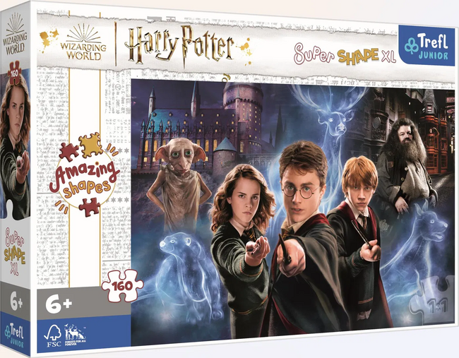 Harry Potter TREFL puzzle Super Shape XL Kouzelný svět Harryho Pottera 160 dílků