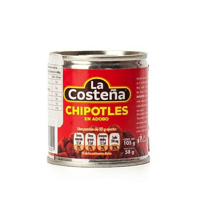 La Costeña Chipotle en Adobo Uzené papričky Jalapeños v nálevu Adobo.