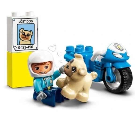 LEGO 10967 DUPLO Policejní motorka