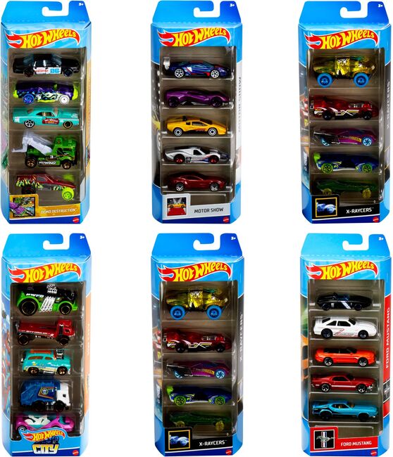 Hot Wheels Angličáky 5ks