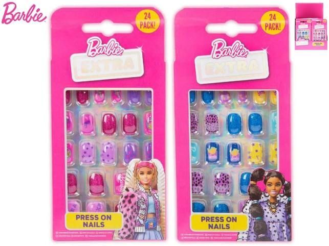 Mattel Barbie - sada nalepovacích nehtů 2druhy