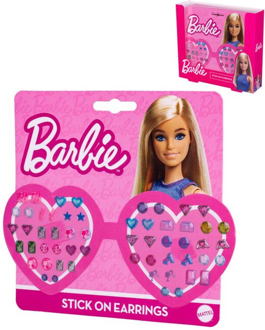 Mattel Barbie náušnice nalepovací 28ks