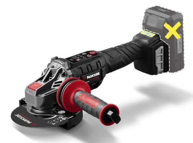 Parkside Aku úhlová bruska PWSAP 20-Li F6 – bez akumulátoru a nabíječky