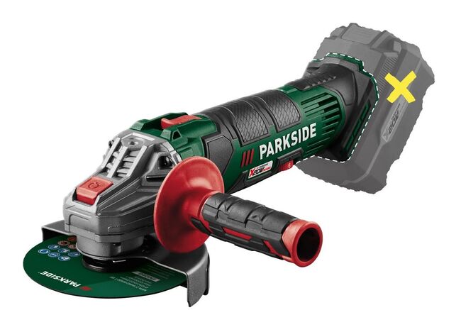 Parkside Aku úhlová bruska PWSA 20-Li F4 – bez akumulátoru a nabíječky