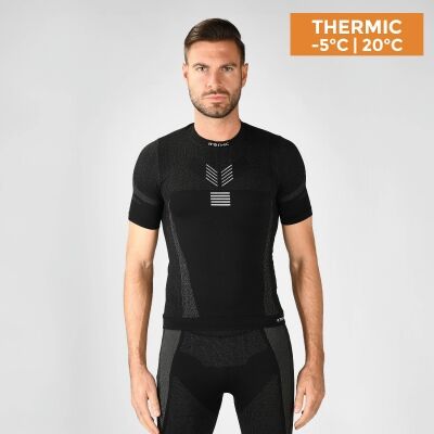 Iron-ic Nové pánské triko v řadě Performance s krátkým rukávem Barva: Black, Velikost: L/XL