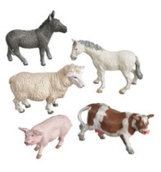 Playtive Sada farm. zvířátek 5ks