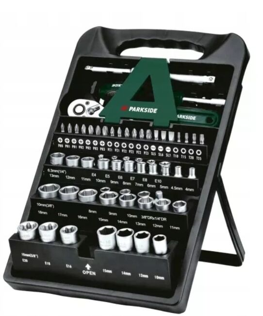 Parkside Sada nástrčných klíčů PARKSIDE 61 ks