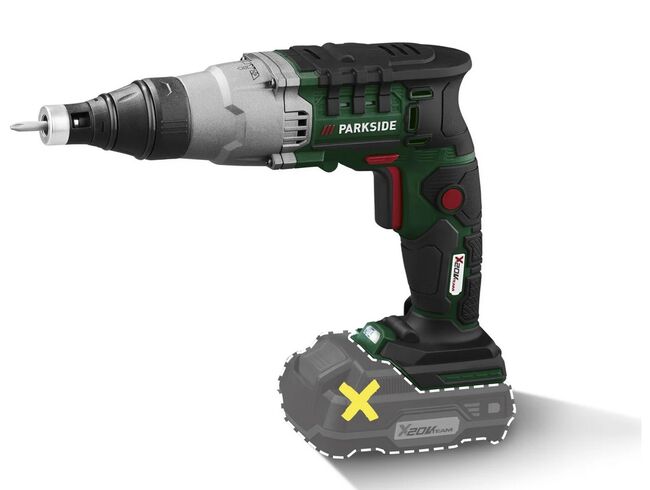 Parkside Aku šroubovák na sádrokarton PTBSA 20-Li A1 – bez akumulátoru a nabíječky