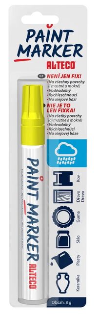 ALTECO Paint Marker Classic žlutý