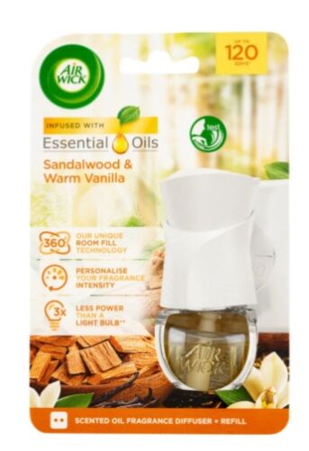 AIR WICK Electric komplet Sandalwood, Warm Vanilla 19ml