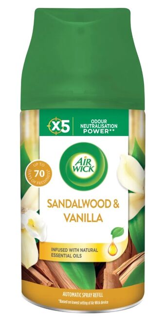 AIR WICK Freshmatic Vanilka a santalové dřevo 250 ml