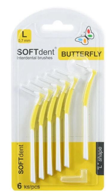 SOFTdent Butterfly 0,7 mm, 6 ks